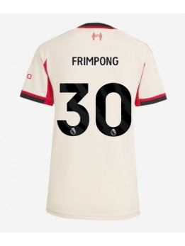 Liverpool Jeremie Frimpong #30 Replika Borta Kläder Dam 2025-26 Kortärmad